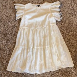 Tiered mini dress WHO WHAT WEAR